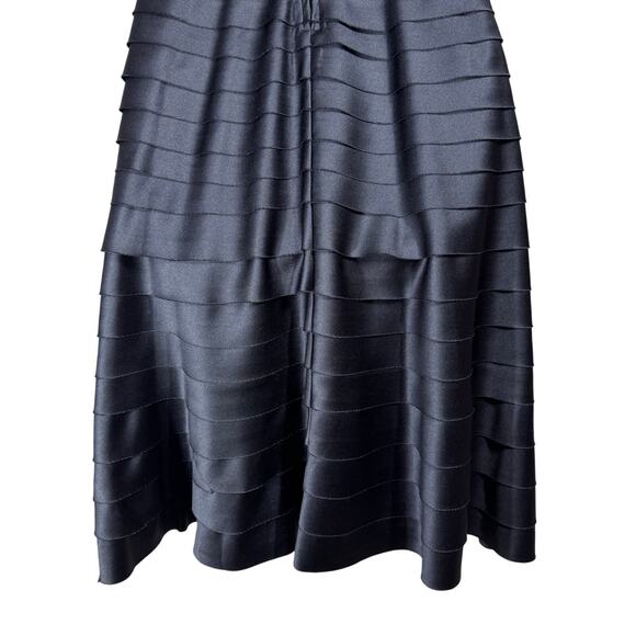 Victor Costa Tiered Strapless Corset Knee Length A-Line Cocktail Dress Women's 4 - Picture 8 of 14